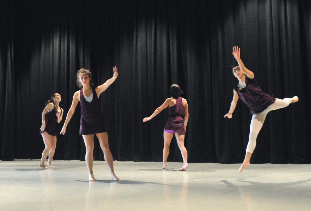 GVL / Eric Coulter
Dancers rehearse for the Senoir Dance show