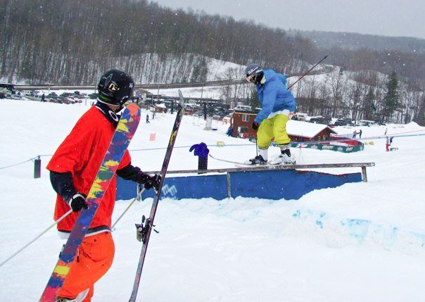 Courtesy Photo / GVSU Ski and Snowboard Team
Members of the GVSU Ski team hit the slopes
