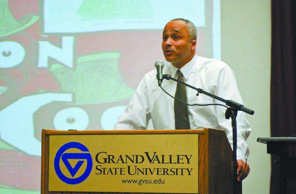 GVL Archive
Dr. David Pilgrim speaks to students and faculty at a past Black History Month event    