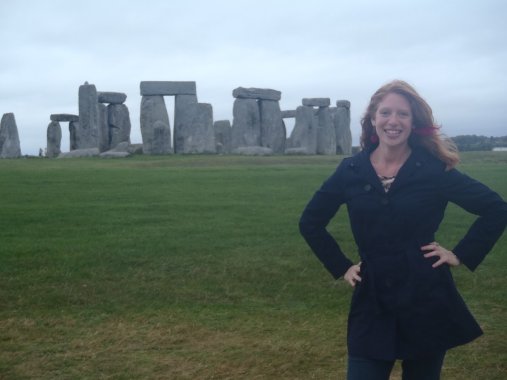 	Layla West visited Stonehenge with a group of friends while studying abroad in England.