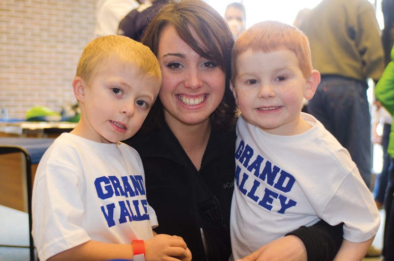 GVL / Bo Anderson
Isiah and Anthony visit their sister Cassady Watts during Sibs and Kids Weekend.