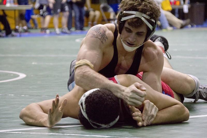 GVL / Robert Mathews 
A Laker wrestler at the Laker Classic Wrestling Tournament this past week.