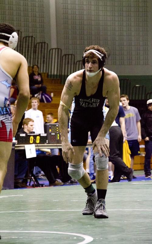 GVL / Robert Mathews 
A Laker wrestler at the Laker Classic Wrestling Tournament this past week.