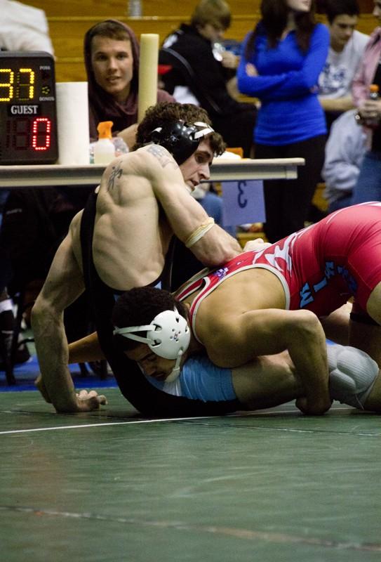 GVL / Robert Mathews 
A Laker wrestler at the Laker Classic Wrestling Tournament this past week.