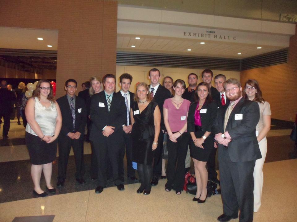 Courtesy Photo / Nick Sutton
The GVSU College Republican group at the 2011 Lincoln Day Dinner