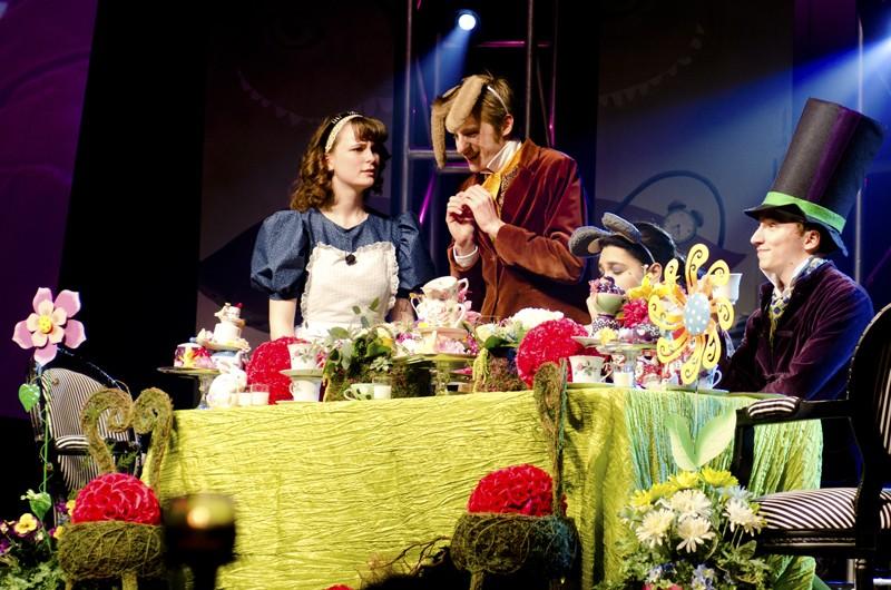 GVL / Bo Anderson

A scene from Alice in Wonderland is performed during the 2012 President's Ball dinner