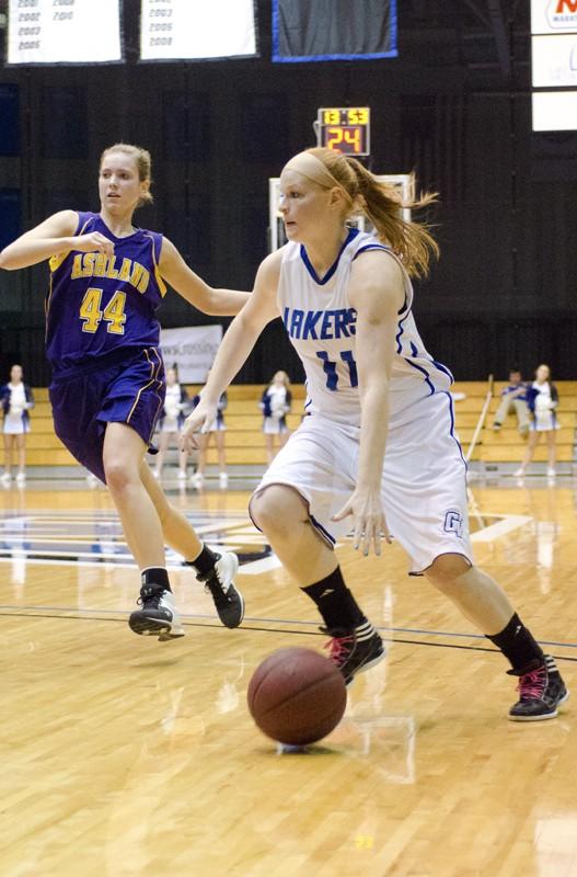 GVL / Bo Anderson

Breanna Kellogg attacks the Ashland defense on Thursday.