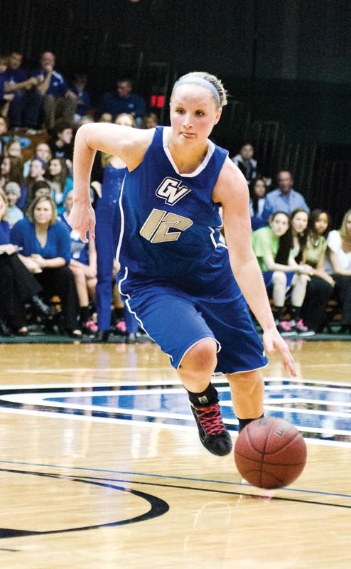 GVL / Bo Anderson

Meryl Cripe slices into the lane against Ferris State.