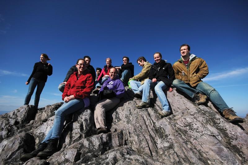 GVL / Robert Mathews
GVSU Alternative Spring Breaks Park Preservation Group. Members: Andi Wilt, Derek Moretz, Courtney Cave, Emily Rasch, Jose Rodriguez, Caleb Scheidel, Sarah Wildt, Amanda Aldapa, Joel Mounts, Bill Kinter, Robert Mathews