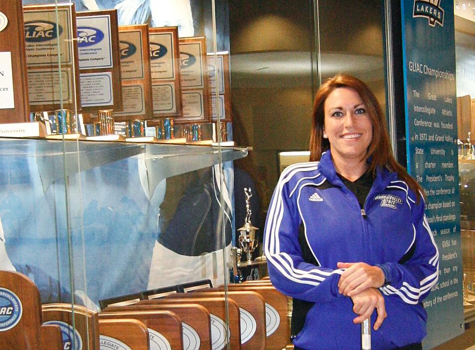 GVL Archive
Head Women's Lacrosse Coach Alicia Groveston looks forward to the start of their season this weekend. 