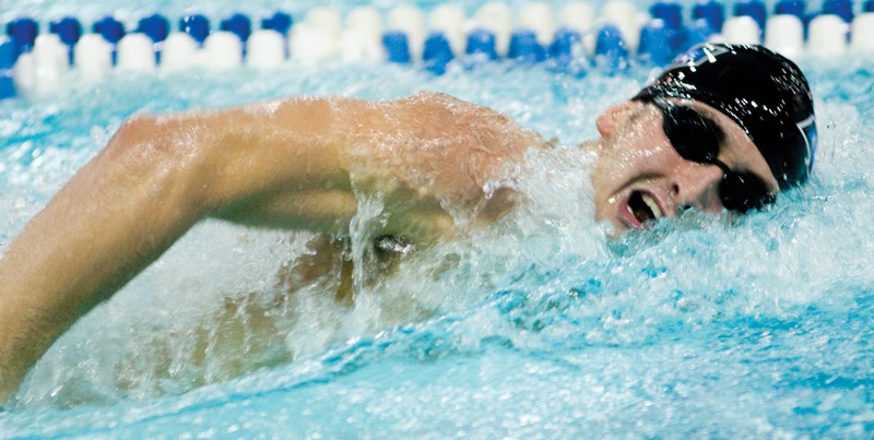 GVL / Archive
GVSU swimmer Aaron Beebe