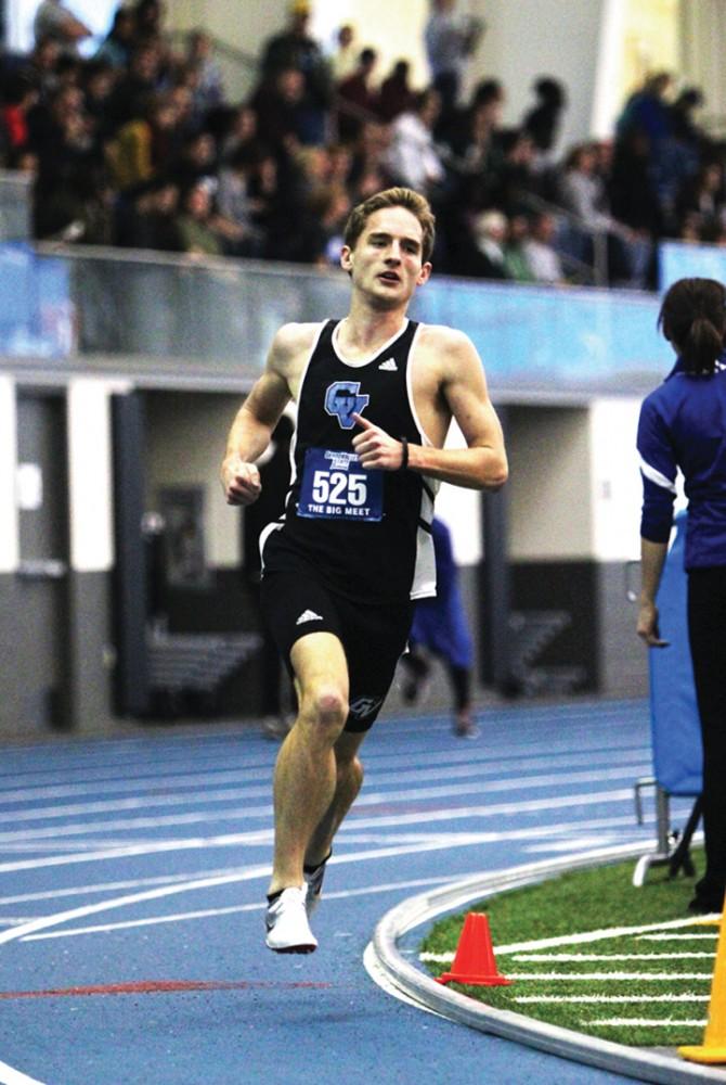 GVL / Archive
GVSU distance runner at the previous The Big Meet match this season.