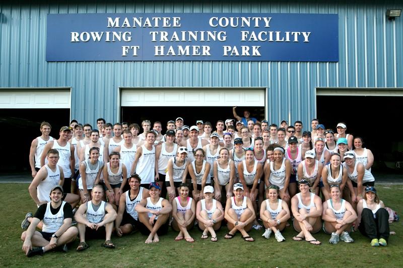 GVL / Eric Coulter
The Grand Valley Rowing Team during Spring Training in Florida