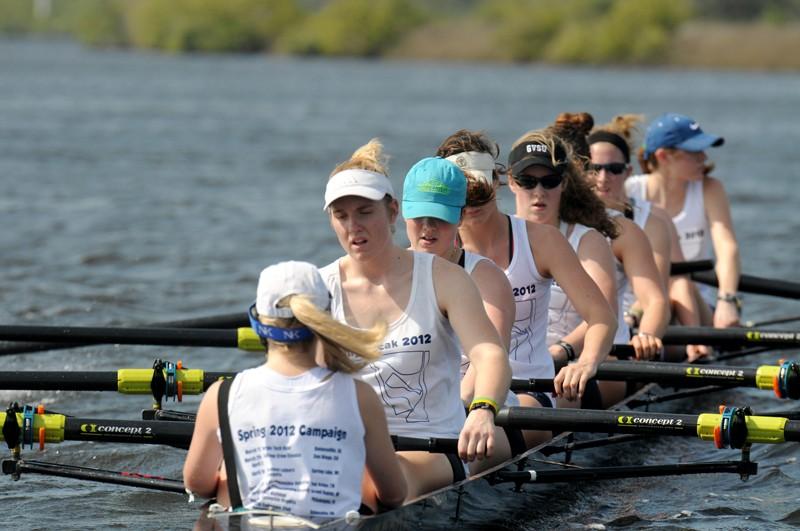 GVL / Eric Coulter
The Grand Valley Rowing Team during Spring Training in Florida