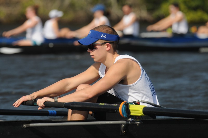 GVL / Eric Coulter
The Grand Valley Rowing Team during Spring Training in Florida