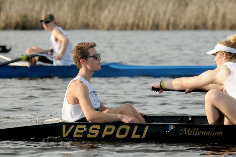 GVL / Eric Coulter
The Grand Valley Rowing Team during Spring Training in Florida