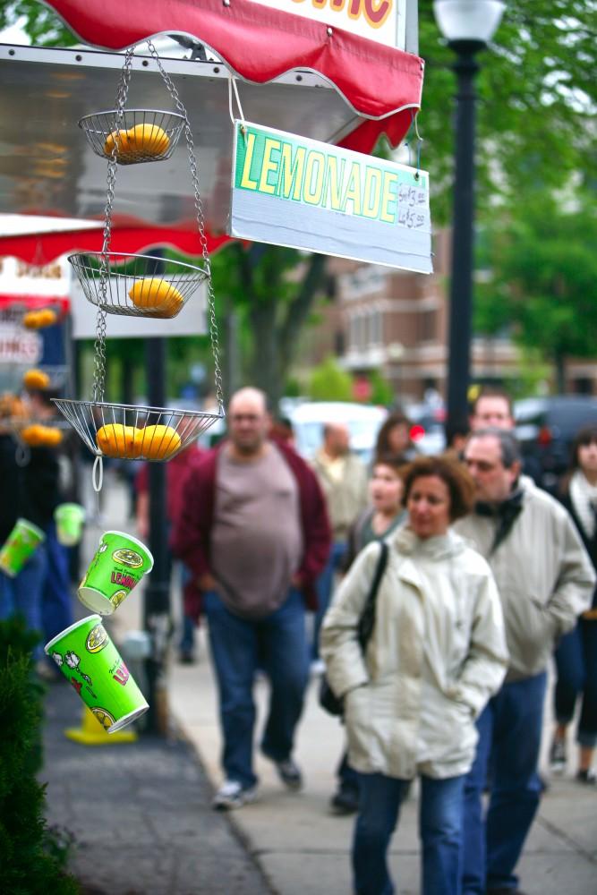 GVL / Eric Coulter
The Holland Tulip Time Festival offers many options for carnival food favorites