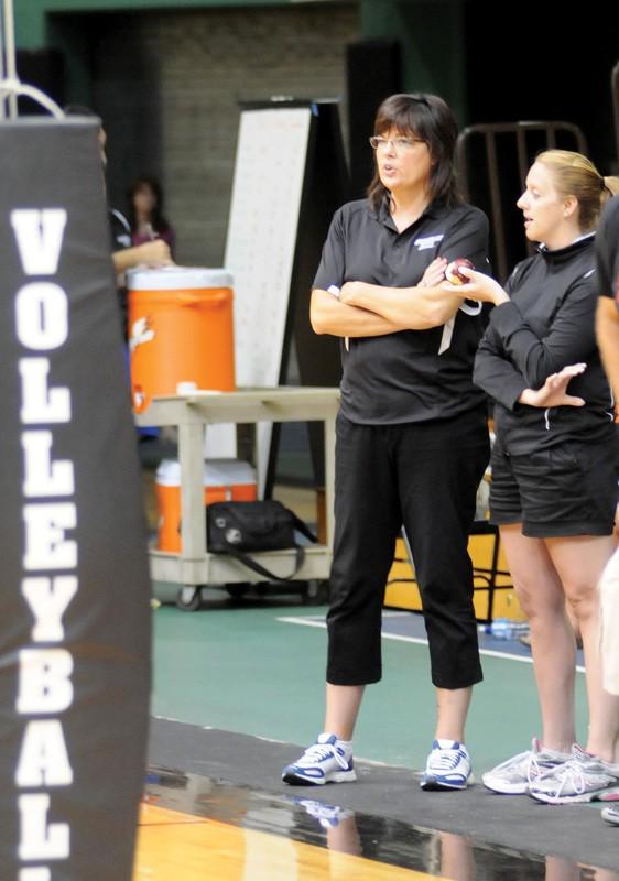 GVL / ArchiveVolleyball Head Coach Deanne Scanlon 