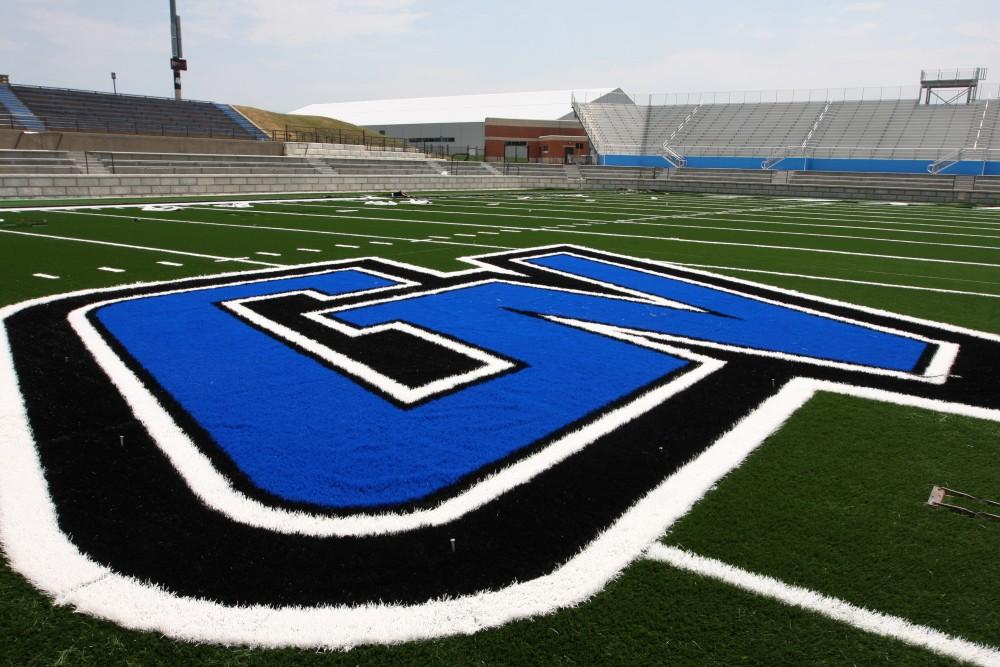 GVL / Eric Coulter
The new turf field in Lubbers Stadium