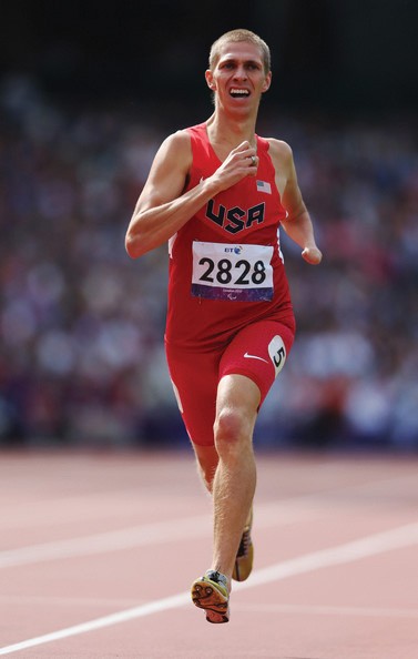 Courtesy Photo / Zimbio.com
Former GVSU runner Chris Hammer at the 2012 London Paraolympic.