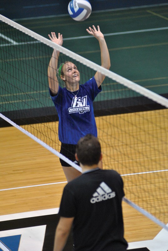 GVL / Ally YoungSophmore Clair Ruhenkamp during a recent practice