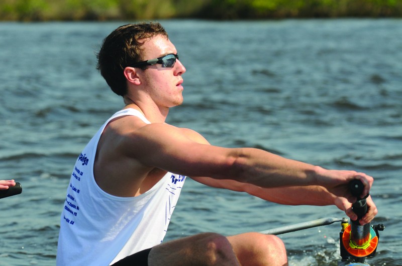 GVL / Archive
The Grand Valley Rowing Team during Spring Training in Florida last spring.