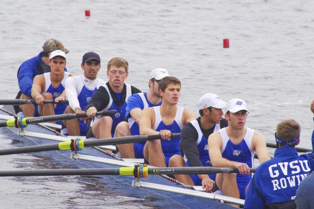 GVL/ArchiveGrand Valley Mens rowing competes last season.