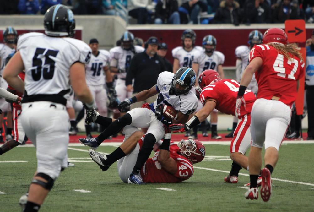 GVL / Robert Mathews
Freshman Kirk Spencer (27)