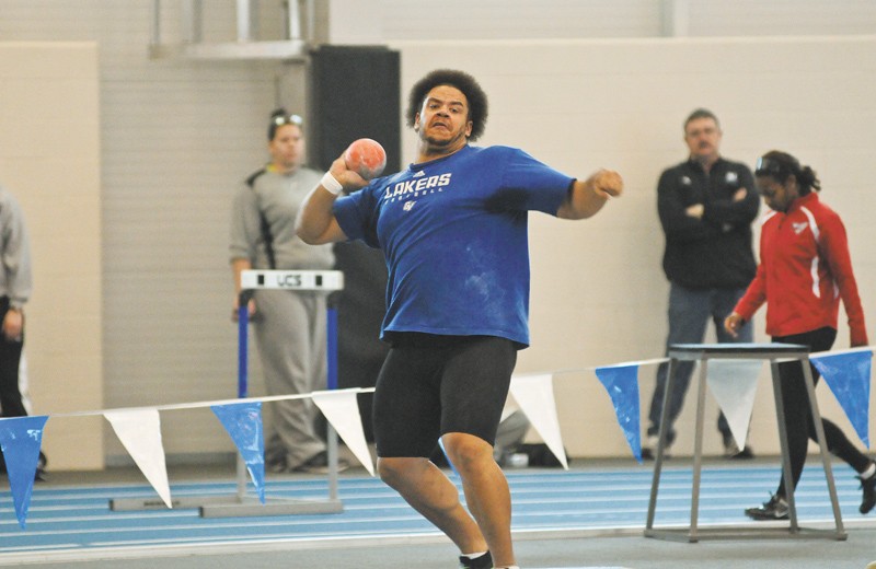 GVL / ArchiveMatt Armstrong competes in the shot put during a previous 