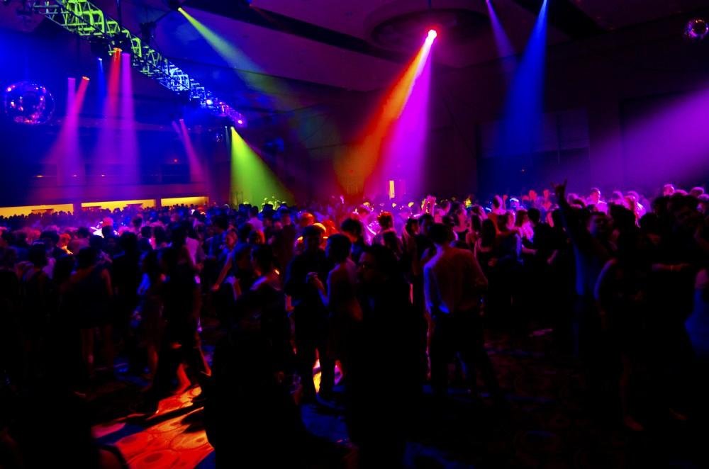 GVL / Bo AndersonStudents and faculty dance the night away at the 2012 Presidents Ball.
