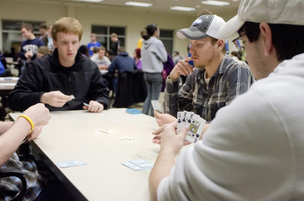 GVL / ArchiveStudents compete in last years Ultimate Euchre Tournament.
