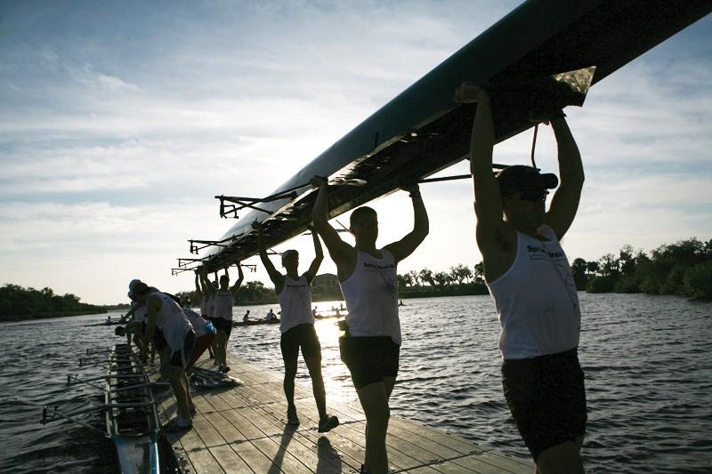 GVL / ArchiveGrand Valley Rowing Team preparing for their upcoming season. 