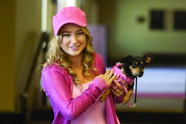 Courtesy / Latara Appleby / MLive.comBreighanna Minnema, who plays Elle Woods in the stage production of Legally Blonde hosted at the Civic Theatre in Grand Rapids, MI. 