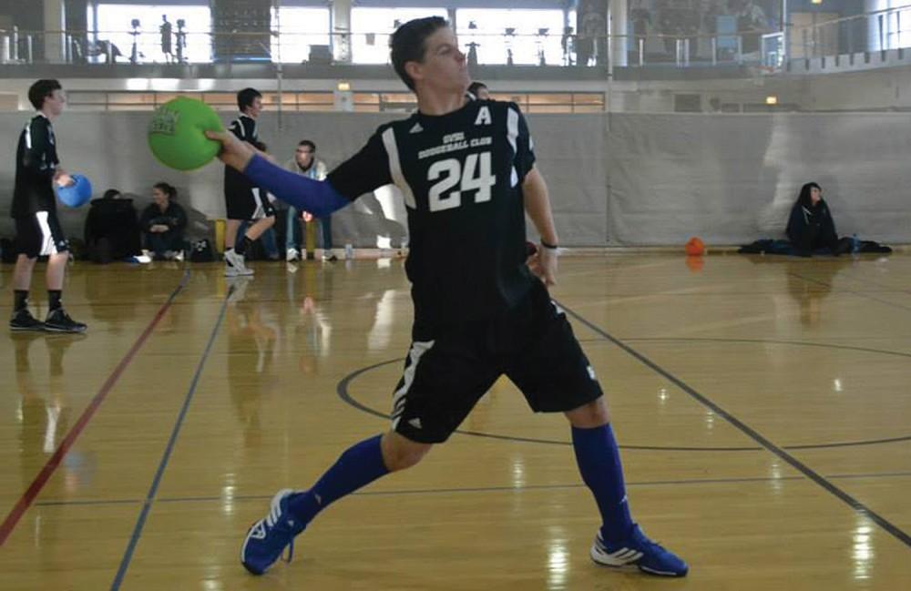 Courtesy / Zigmas MaloniNo. 24 is GVSU senior Dylan Fettig. He plays dodgeball.