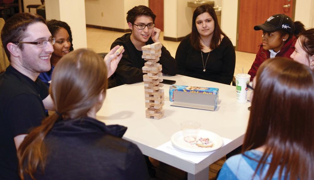 GVL/Kevin Sielaff
- Phi Sigma Pi holds a game night in Niemeyers multi-purpose room. 