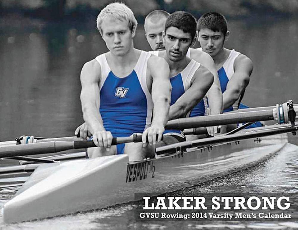 Courtesy / Thomas ConnollyA photo from the Rowing Teams calendar last year; the team will be selling this years calendar in Kirkhof Center from 9-11 am on Monday, Wednesday, and Friday this week.
