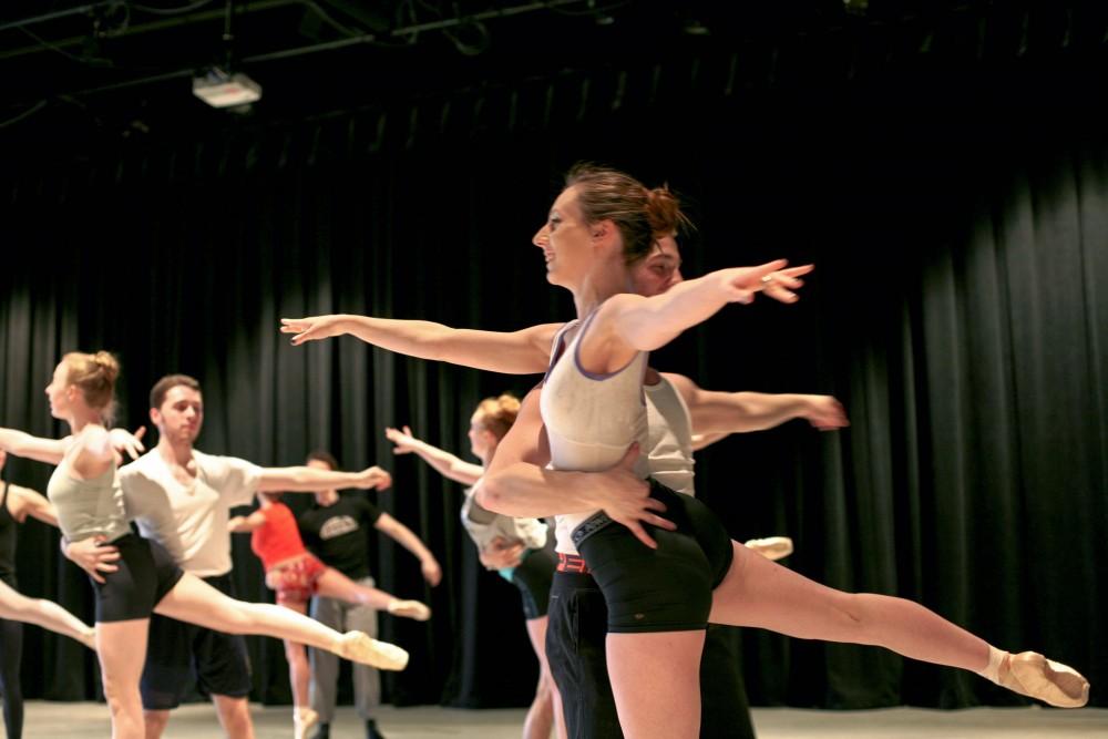 GVL / Marissa DillonThe Dance Department at Grnad Valley is preparing for their Spring Concert.