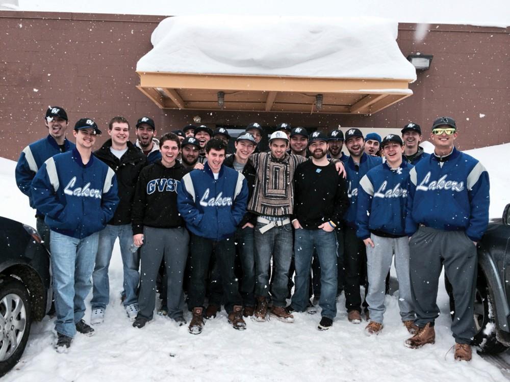GVL/Courtesy - Dominic Padovini
Members of the club baseball squad gather for community service.