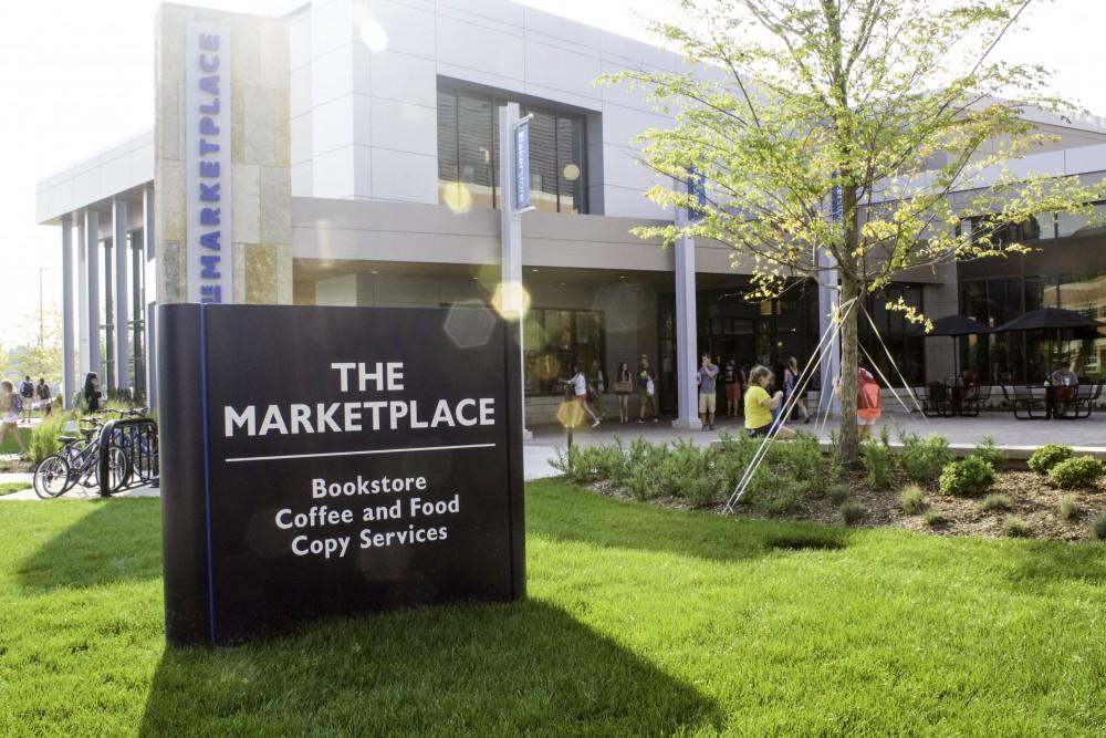 Grand Valley’s new bookstore, the Market Place, is open to all students on Allendale’s campus on Tuesday, September 1, 2015. 