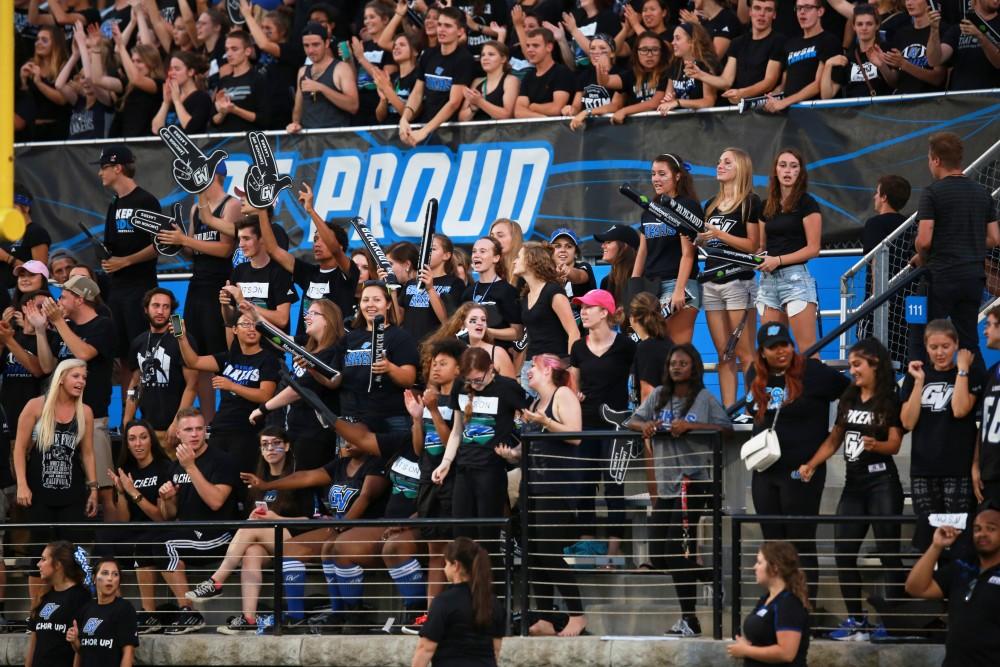 GVL / Kevin Sielaff 
Grand Valley State squares off against Southwest Baptist Thursday, September 3rd, 2015 at Lubbers Stadium. 