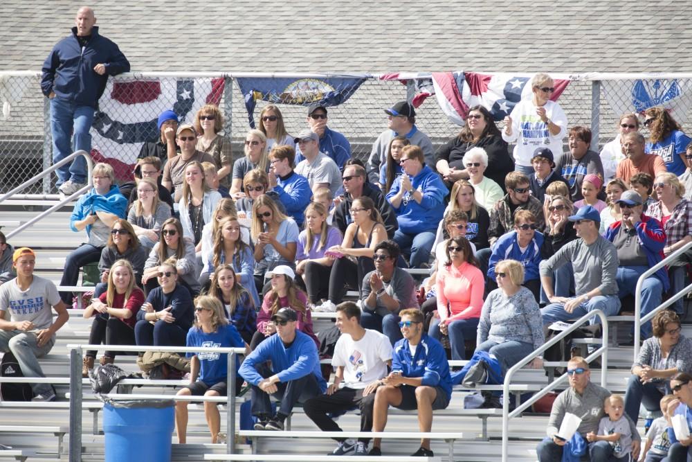 GVL/Kevin Sielaff
Grand Valley's women's soccer team defeats #4 ranked Minnesota State by a score of 2-1 Sept. 13. 