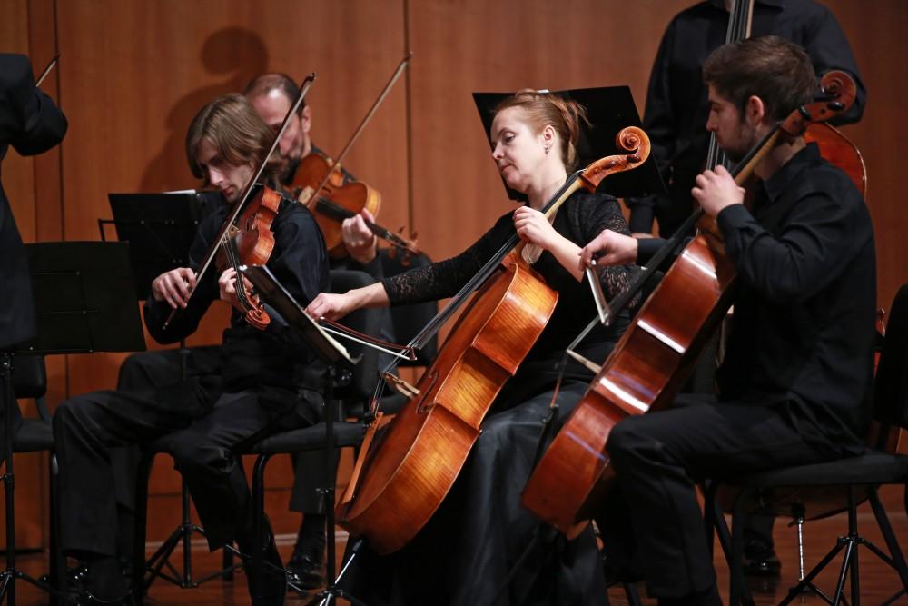 GVL / Kevin Sielaff - Arts at Noon features the Chamber Orchestra Kremlin Oct. 14 inside the Cook DeWitt Center on Grand Valley's Allendale campus. 