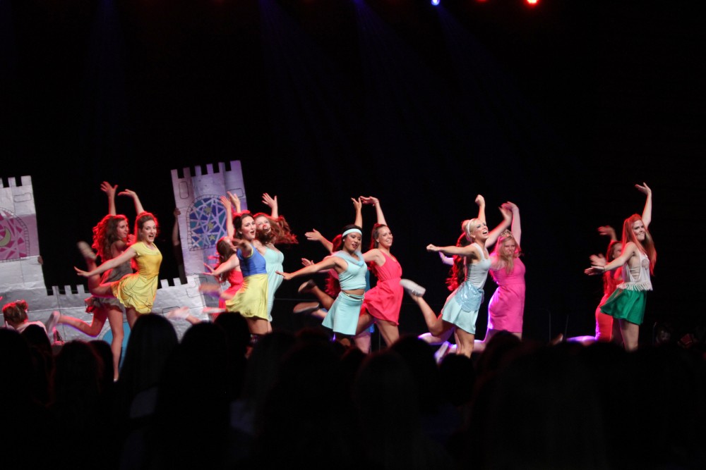 The Fairy Tale Hero’s group performed at the lip sync concert on Oct. 21 in Allendale, MI as one of the activites available to students during homecoming week. 