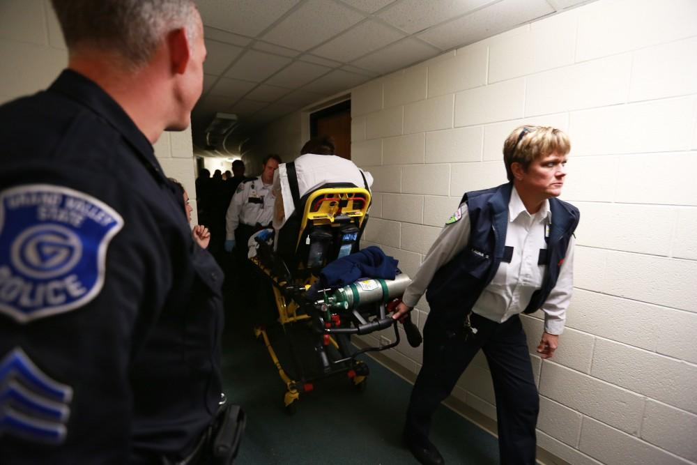 GVL / Kevin Sielaff - Life Ambulance responds to a medical inside Kistler living center on Oct. 24.