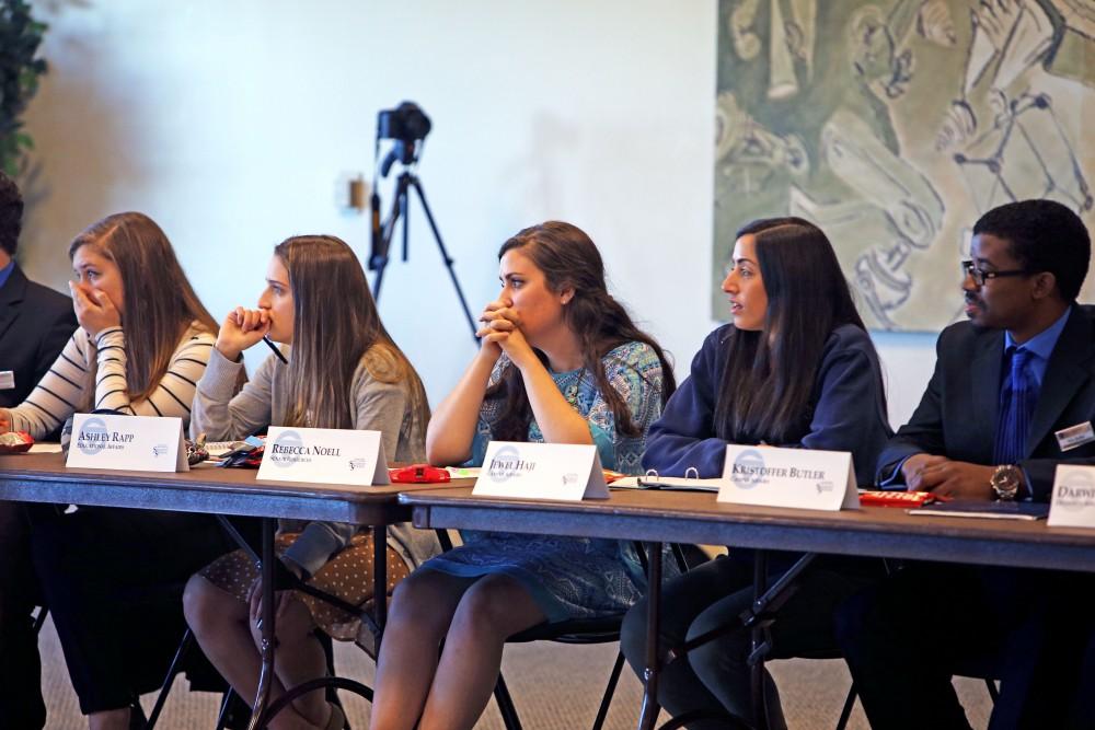 GVL / Emily Frye
Student Senate members listen to the meetings objectives on Oct. 1st.