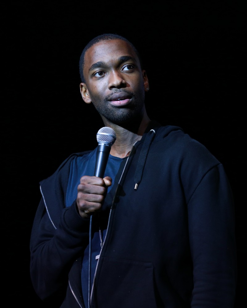 GVL / Kevin Sielaff - Grand Valley hosts SNL comedians Aidy Bryant and Jay Pharoah inside the Fieldhouse Arena Oct. 22.