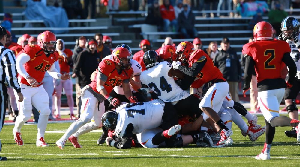 GVL / Kevin Sielaff - Grand Valley defeats Ferris with a final score of 38-34 at Top Taggart Field Nov. 28 in Big Rapids, MI.