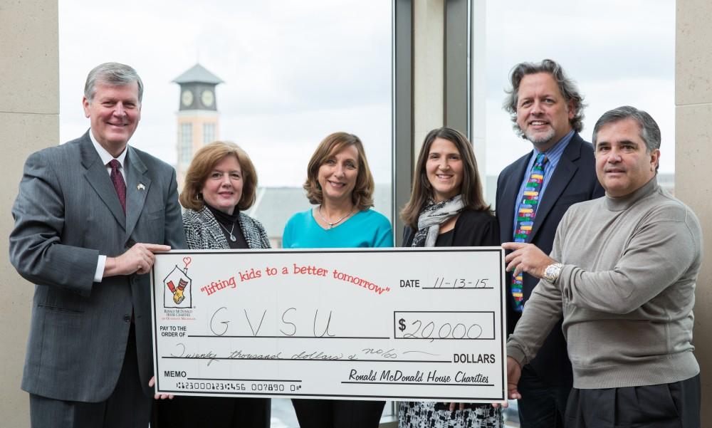 GVL / Courtesy - Amanda Pitts 
The Ronald McDonald House charity fund donates $20,000 to literacy project