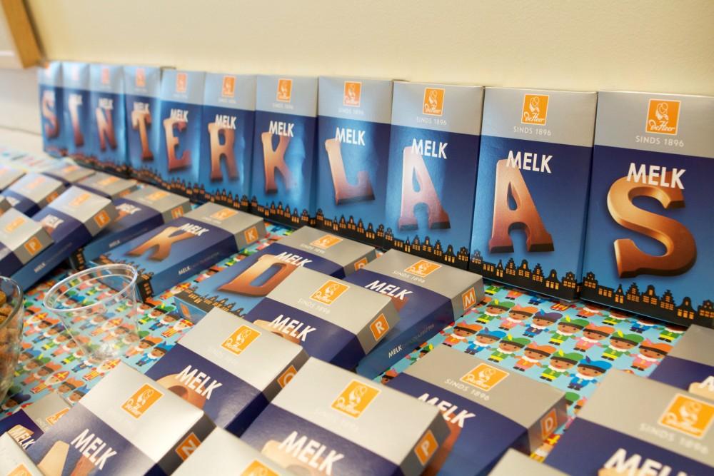 GVL / Sara Carte
Melk chocolate is served during the dutch holiday celebration, Sinterclaas, in the Kirkhof building on Dec. 4.