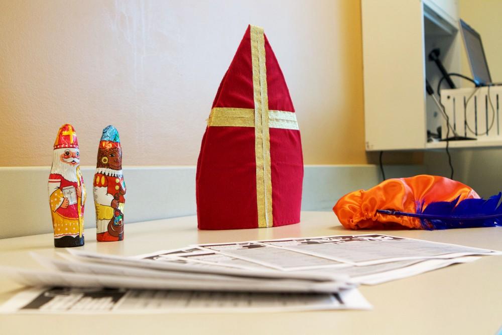 GVL / Sara Carte
Grand Valley students celebrate the Dutch holiday, Sinterklass, in the Kirkhof building on Dec. 4.